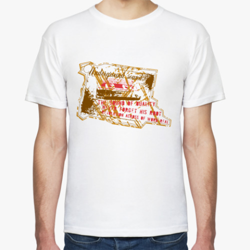 Футболка с принтом Дизайн