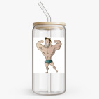 Банка с бамбуковой крышкой