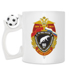 Кружка с футбольным мячиком