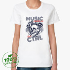 Женская футболка органик