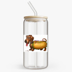 Банка с бамбуковой крышкой