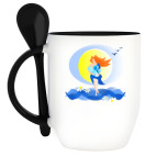 Кружка с ложкой