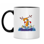 Кружка двухцветная