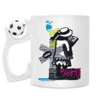 Кружка с футбольным мячиком