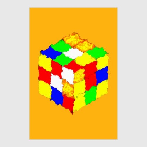 Постер Кубик Рубика