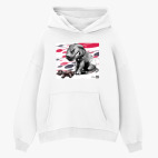 Толстовка худи оверсайз