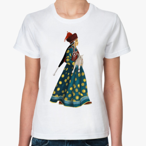 Классическая футболка с принтом Басаган