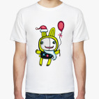 Классическая футболка  Кролик