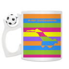 Кружка с футбольным мячиком