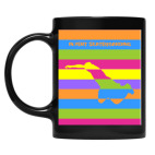 Кружка цветная UV-DTF