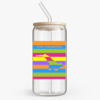 Банка с бамбуковой крышкой