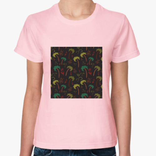 Женская футболка Пальмы