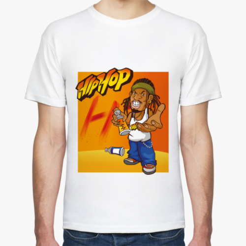 Футболка с принтом  'Хип - хоп'