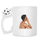 Кружка с футбольным мячиком