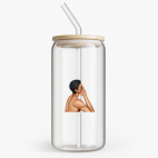 Банка с бамбуковой крышкой