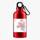 Металлическая бутылка 400 мл UV-DTF