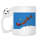 Кружка с футбольным мячиком