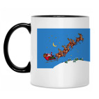 Кружка двухцветная