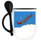 Кружка с ложкой