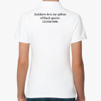 Женская рубашка поло