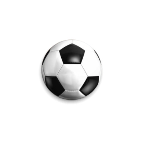 Значок 25мм Футбольный мяч