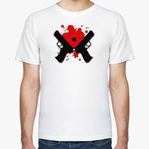 Футболка с принтом Ганстер