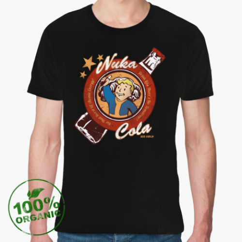 Футболка из органик-хлопка Fallout Nuka Cola Vault Boy