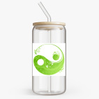 Банка с бамбуковой крышкой