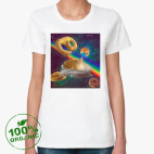 Женская футболка органик
