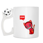 Кружка с футбольным мячиком