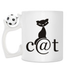 Кружка с футбольным мячиком