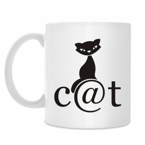 Кружка с принтом 'Cat'