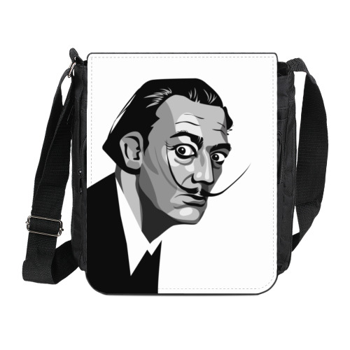 Сумка на плечо (мини-планшет) с принтом Сальвадор Дали