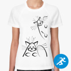 Женская спортивная футболка