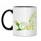 Кружка двухцветная