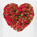Сердце из роз