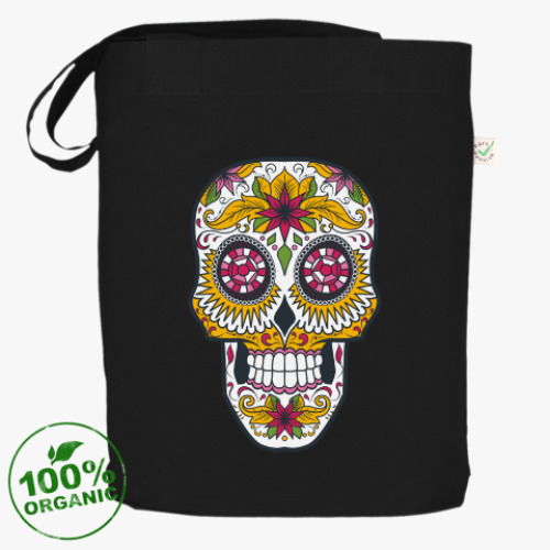 Сумка шоппер с принтом Череп