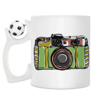 Кружка с футбольным мячиком