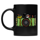 Кружка цветная UV-DTF