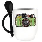 Кружка с ложкой