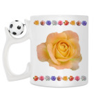 Кружка с футбольным мячиком