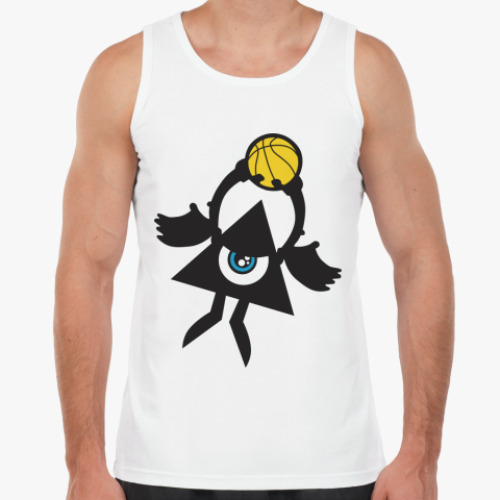 Майка с принтом  майка