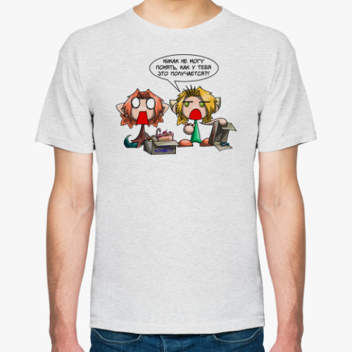 Футболка с принтом Подай конфету