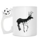 Кружка с футбольным мячиком