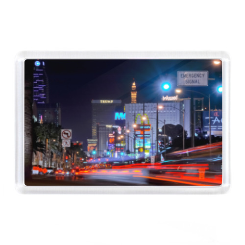 Магнит с принтом Лас-Вегас, Невада