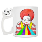 Кружка с футбольным мячиком