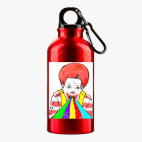 Металлическая бутылка 400 мл UV-DTF