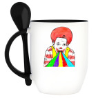 Кружка с ложкой