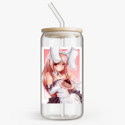 Банка с бамбуковой крышкой