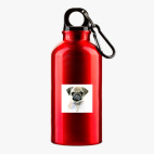 Металлическая бутылка 400 мл UV-DTF